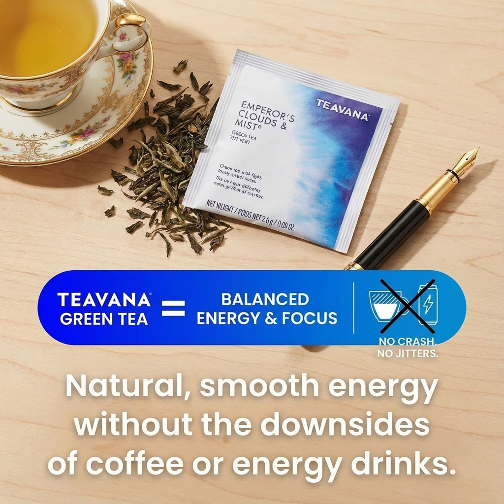 Starbucks Teavana Royal English Breakfast Tea – 30 Sachets (1 Month Supply)