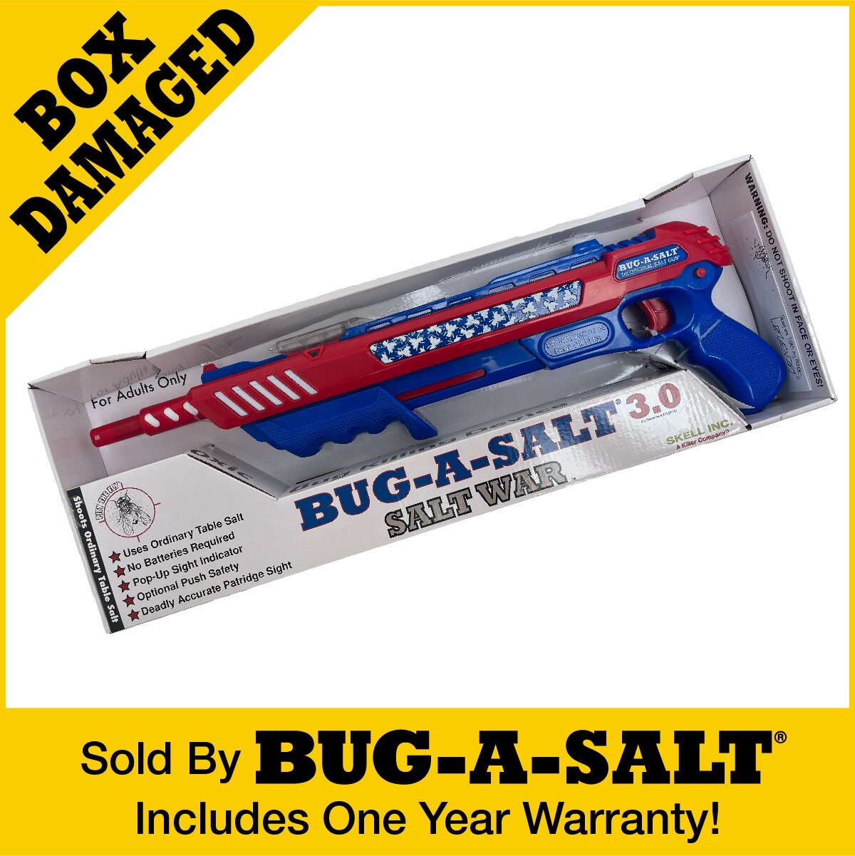 Damaged Box BUG-A-SALT Salt Wars 3.0