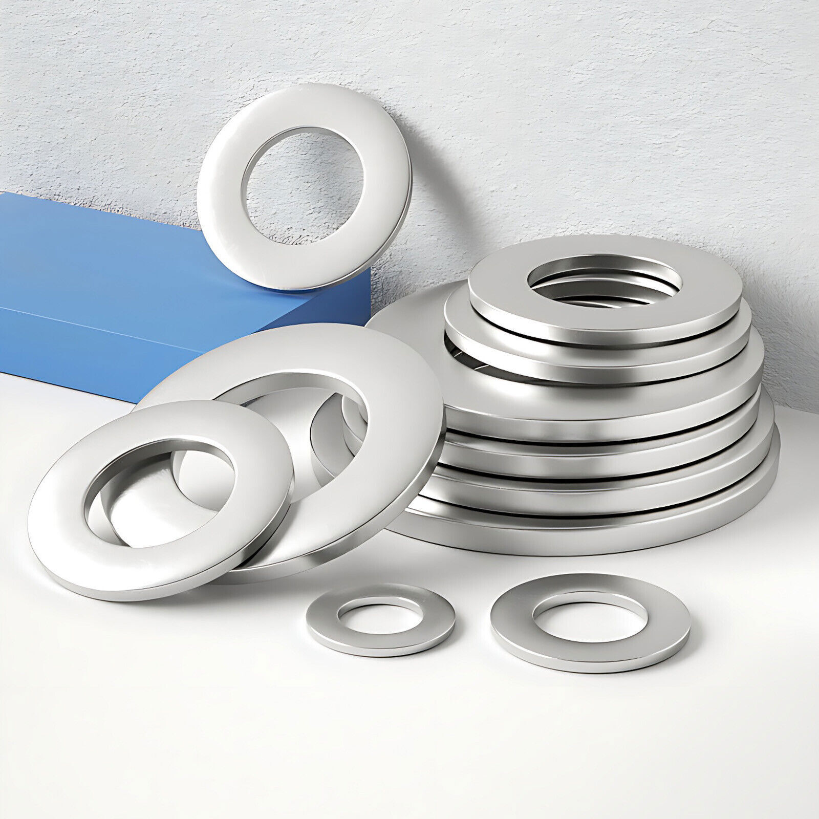DIN 988 Shim Washers A2(304) Stainless Steel Flat Shims Thick 0.1/0.2/0.3/0.5mm
