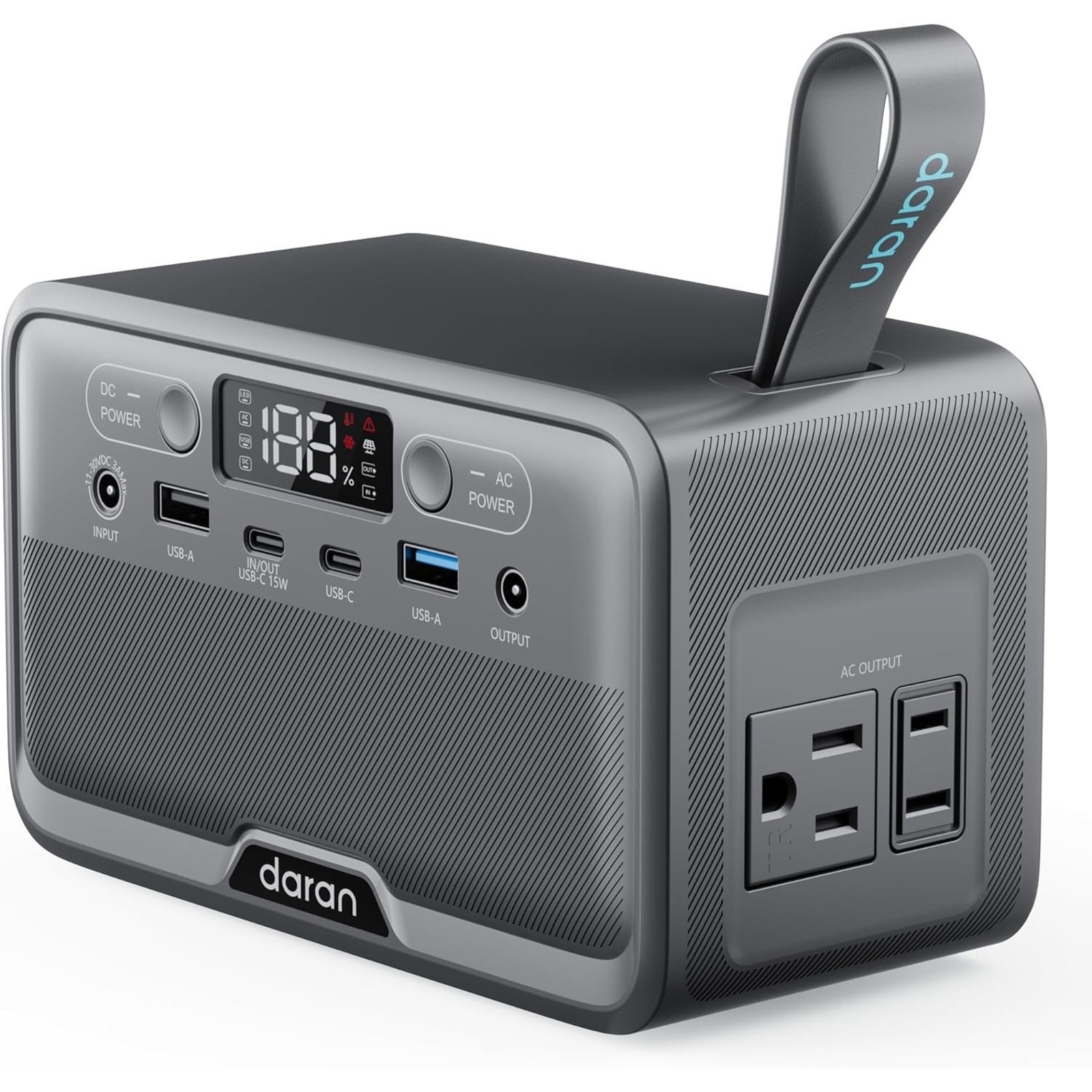 🔥Portable Power Station 28,000mAh LiFePO4 Battery 100W(200W Pk) PowerBank NWT🔥