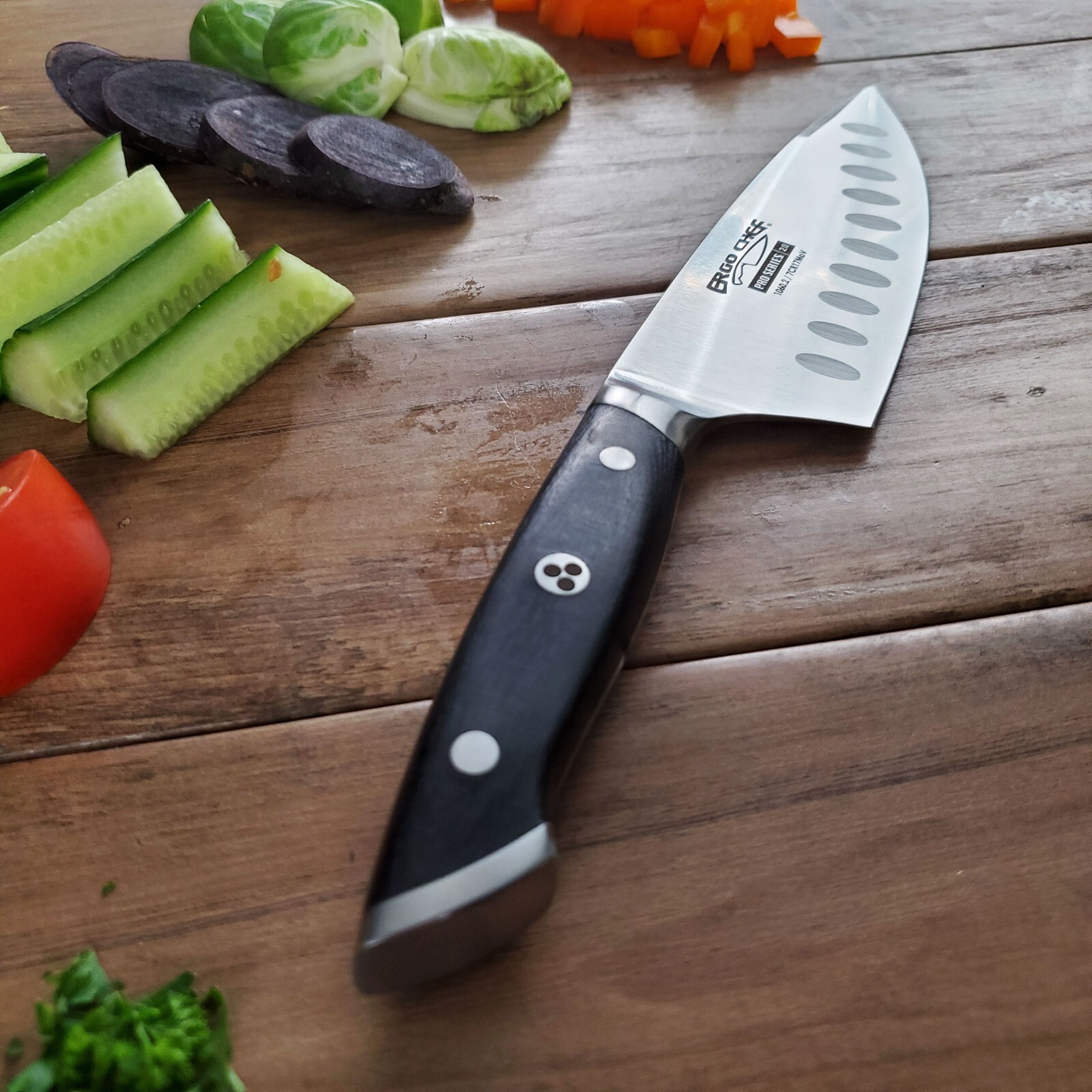 Ergo Chef 2.0 Pro Series 6″ Chef’s Knife Pakkawood Handle (factory Second)