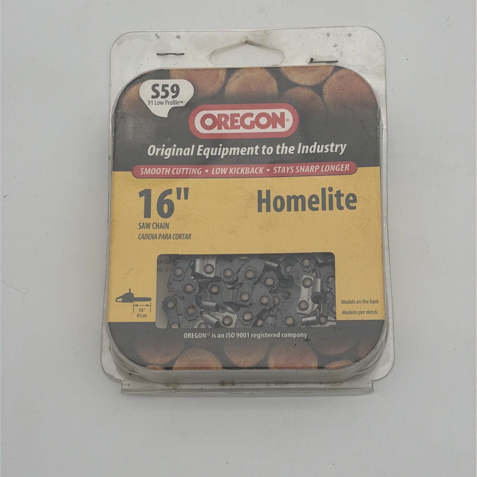 OREGON S59 16″ (41 cm) Chainsaw Cutting Chain (Fits Homelite)