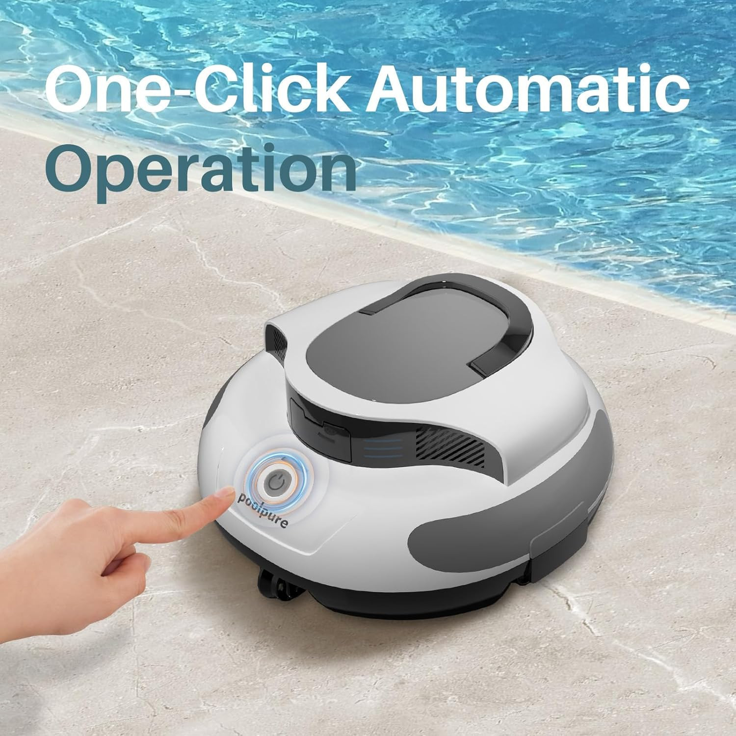 Powerful Cordless Pool Vacuum – 5000mAh Battery, 120 Min Runtime