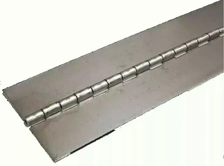 Weldable Piano Hinge 3″ x 72 Inch No Holes Steel Finish 0.09″ Continuous NEW