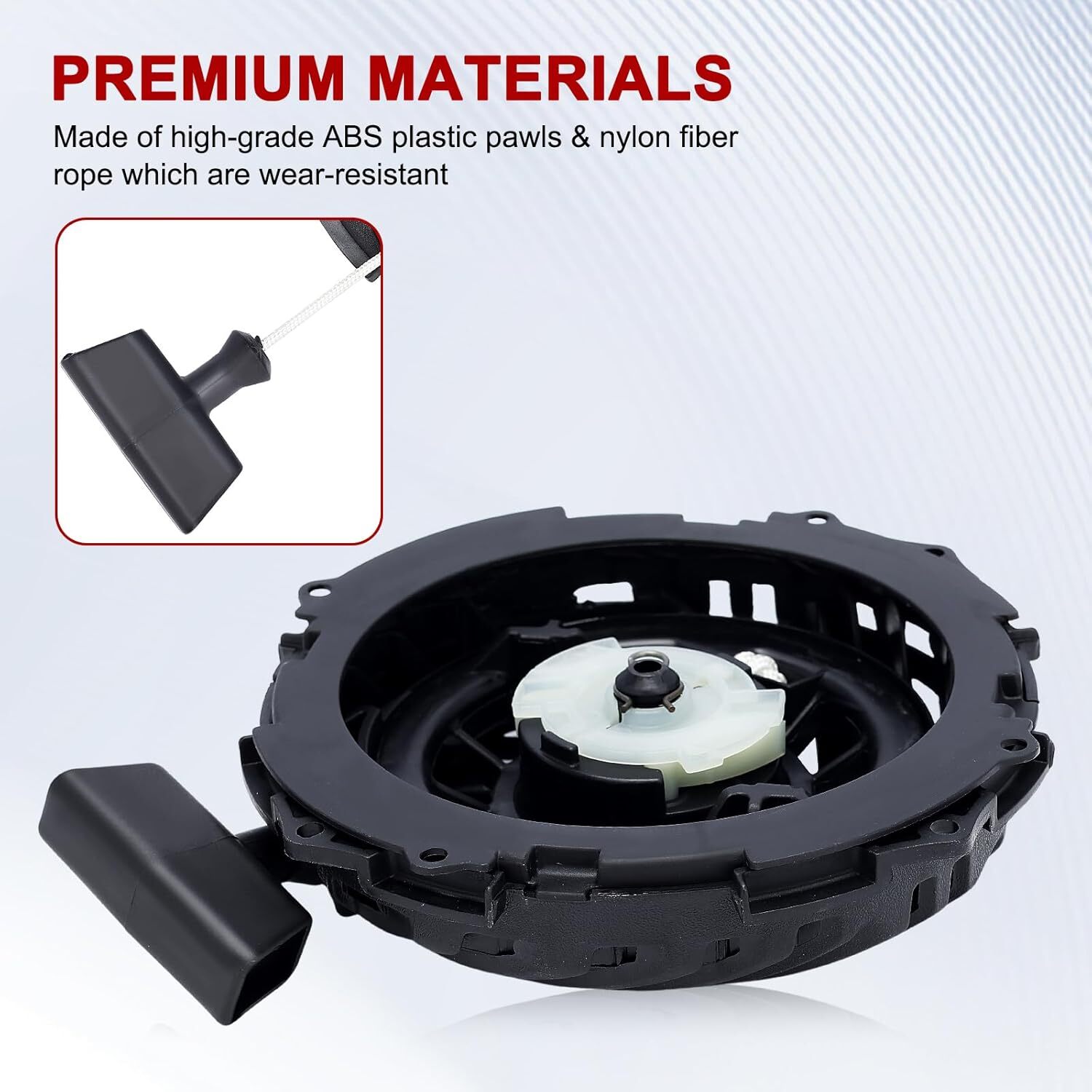 Recoil Pull Starter Assembly for BRIGGS & STRATTON 593959 590588 591139 08P502