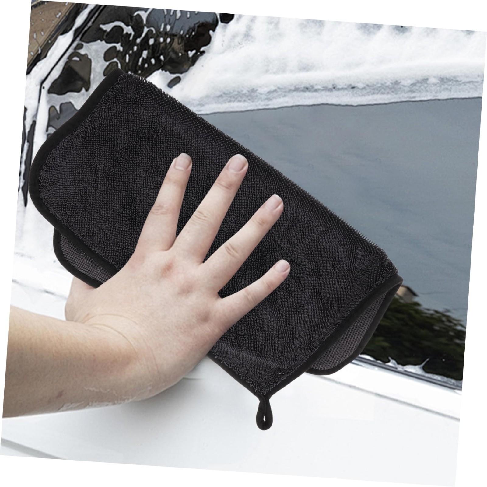 2Pcs Shiny Wipes Shower Cleaning Cloths – Absorbent Reusable Towel for Car &Home