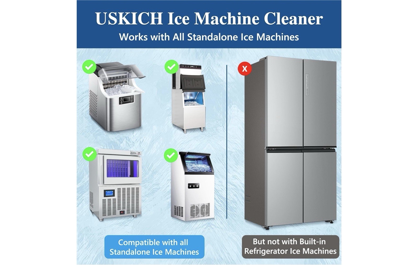 Ice Machine Cleaner Descaler Gentle Household Cleaning Descaling Sheet (36 Pack)