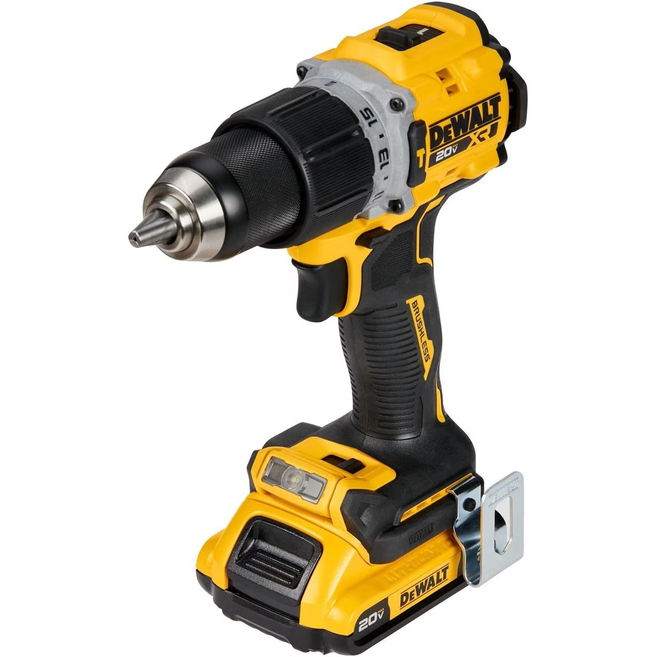 DEWALT 20V MAX Cordless Drill Driver Kit, Electric Drill, Brushless 1/2 Inch
