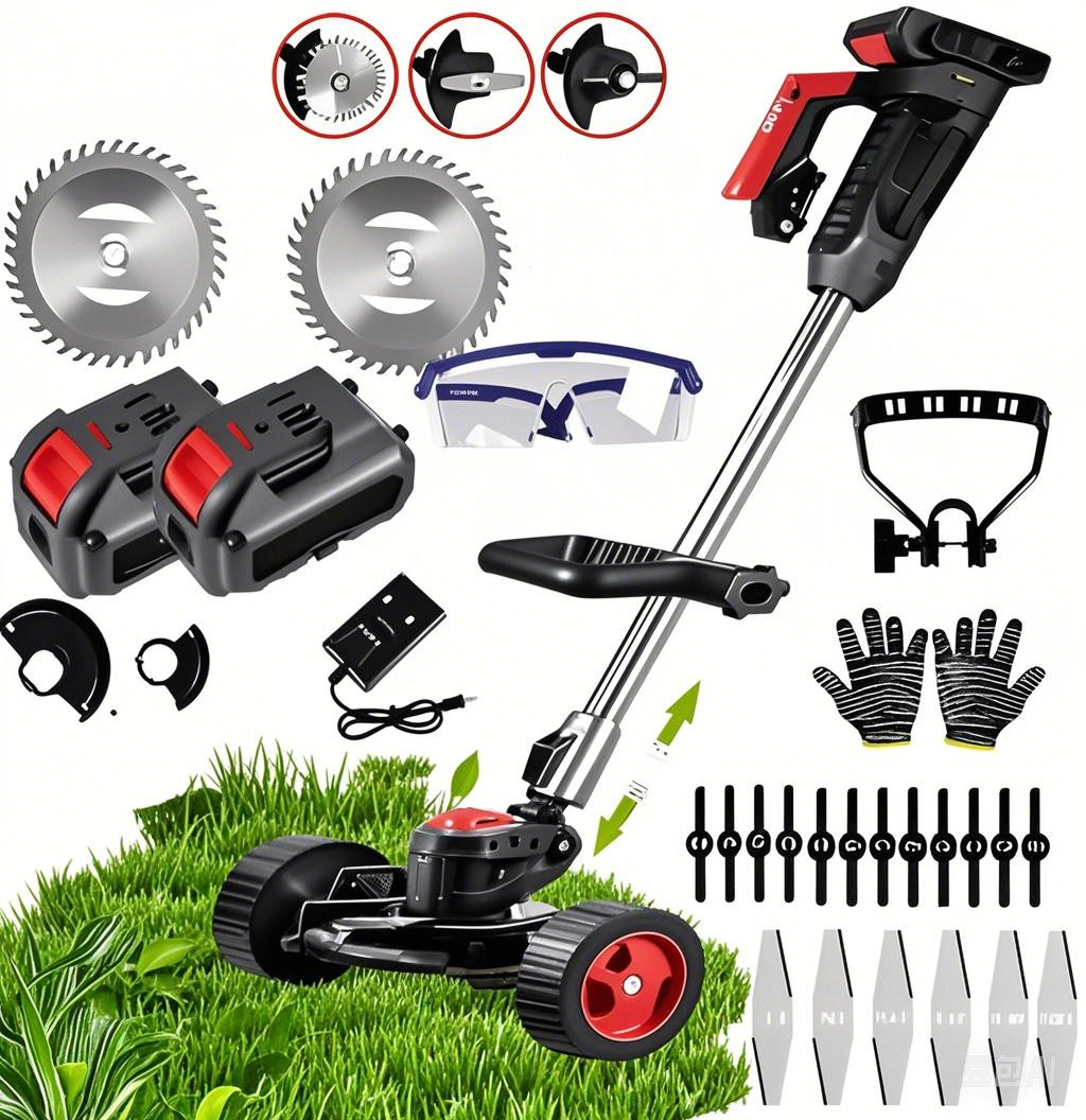 20000mAh Electric Cordless Grass String Trimmer Lawn Edger Weed Wacker Cutter