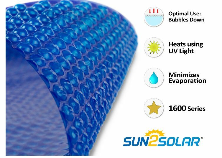 Sun2Solar 1600 Series Rectangular Ultimate Solar Heating Cover – (Choose Size)
