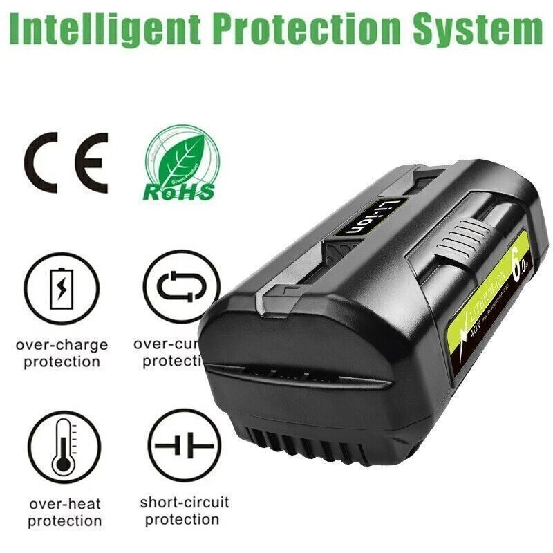 1/2X 3.5/8Ah For Ryobi 40V Battery High Capacity OP4050 OP4060 OP4026 OP40621