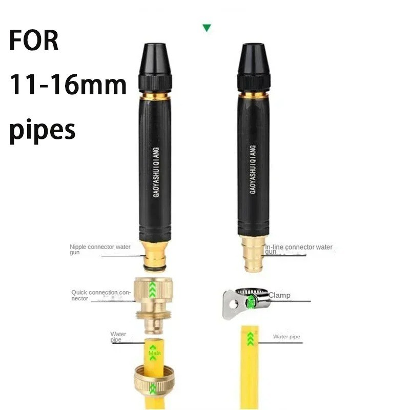 High Pressure Car Wash Water Gun Spray Nozzle Portable Washer for Auto