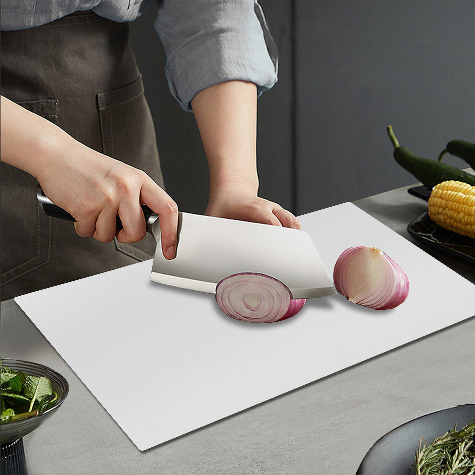 Cutting Boards Large Stainless Steel Cutting Chopping Boards Pastry Board f Meat