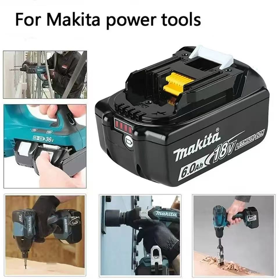 makita 18v battery BL1860B-2 18V LXT Lithium-Ion 6.0 Ah Battery -2 Pack