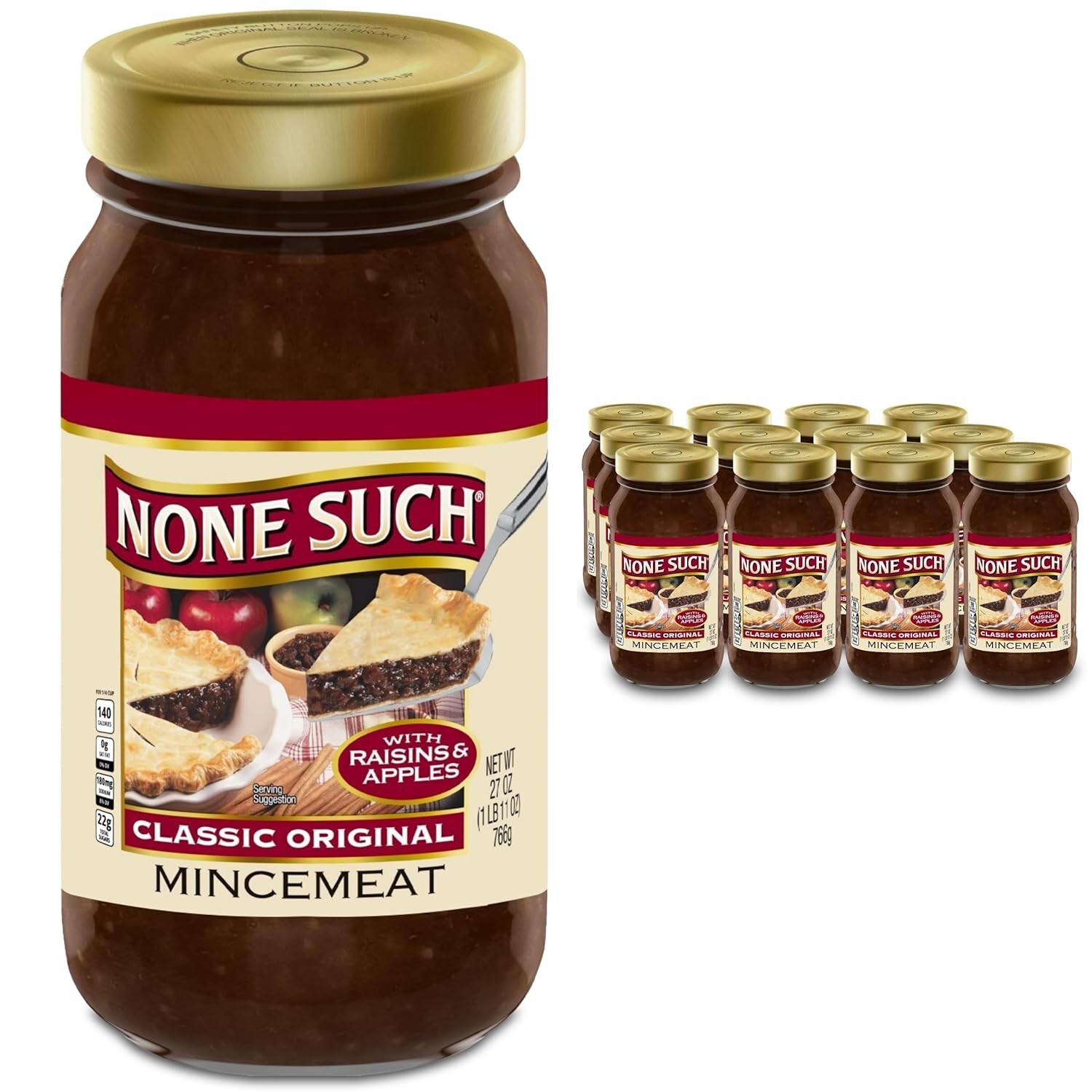 None Such Mincemeat Classic Original, 27 Ounce (Pack of 12)