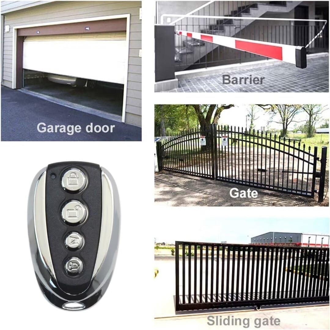 2PCS 433MHz Remote Control Backup Key Sliding Gate Opener Automatic Operator New