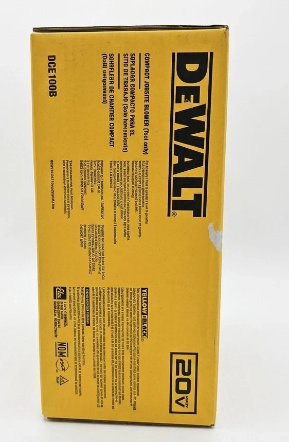 DEWALT 20V MAX Blower for Jobsite, Compact, Tool Only (DCE100B)