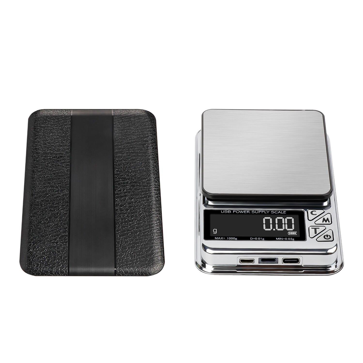 1000g x 0.01 USB Charging Small Kitchen Scale Mini Jewelry Electronic Scale