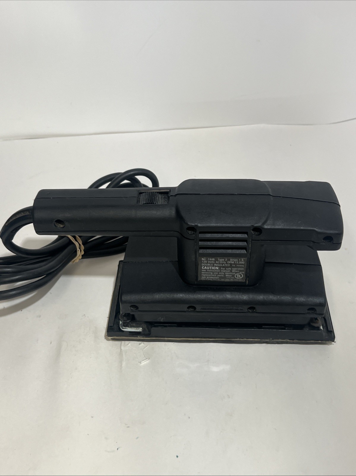 Black & Decker 7448 1/3 Sheet Finishing Sander – WORKS