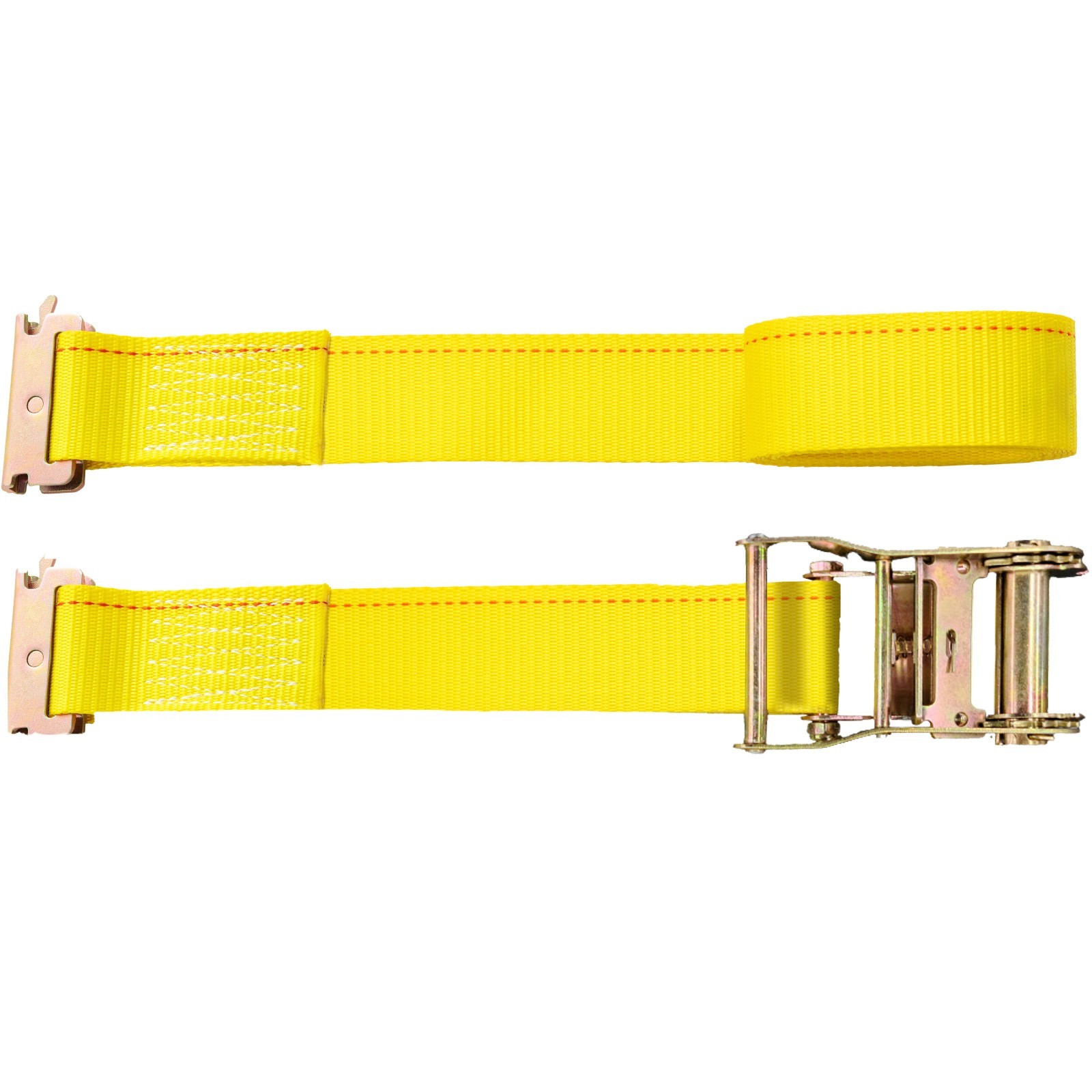 VEVOR E-Track Ratchet Straps 2″ x 15′ Tie-Down Straps Truck Trailer 18/8 Packs