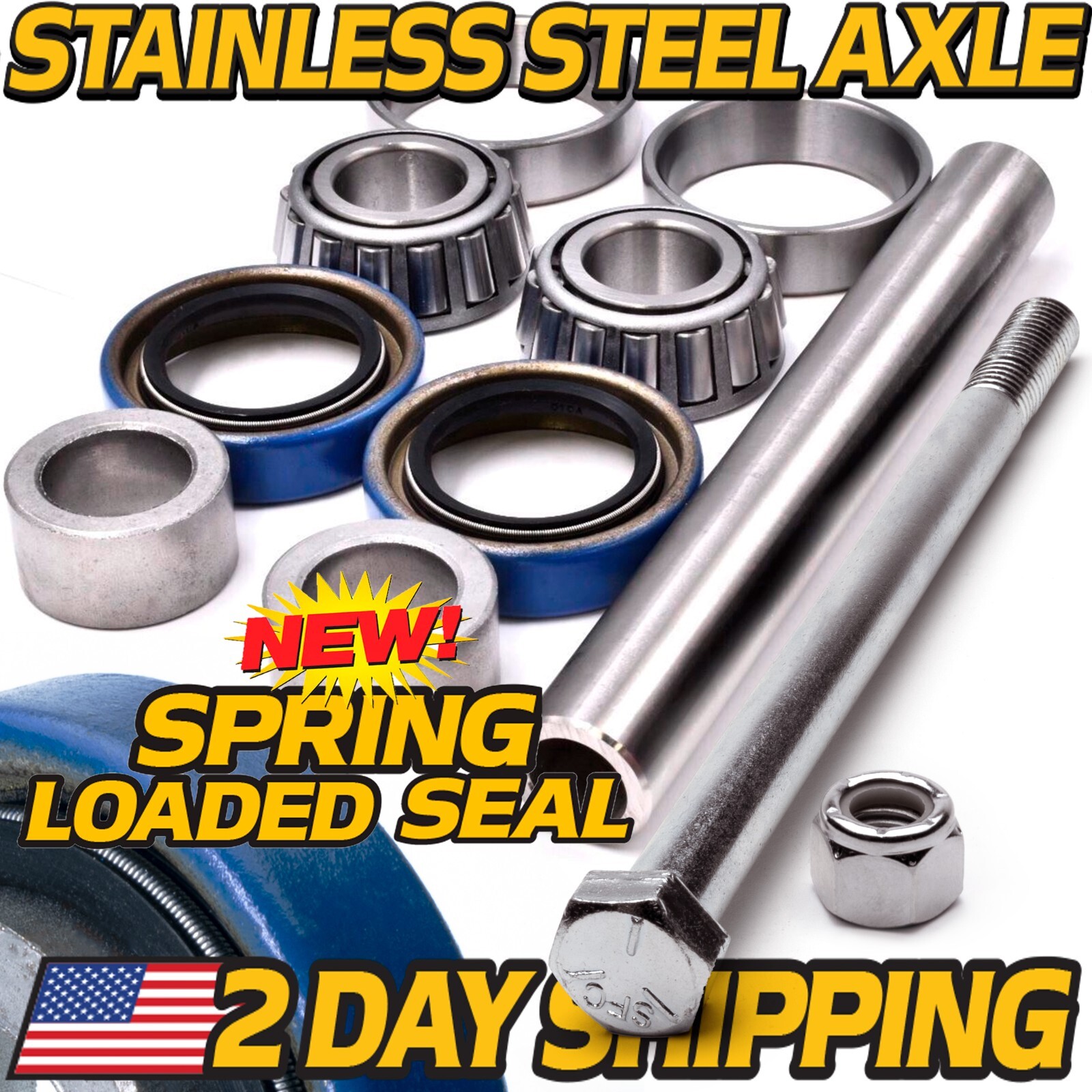 Wheel Axle Bearing & Seal Kit fits Scag Turf Tiger Sabre Tooth Cheetah 61″ 72″