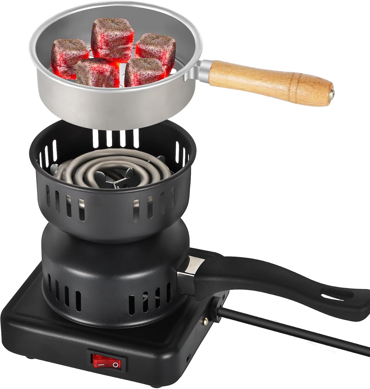 Multipurpose Electric Charcoal Burner -500W Coal Burner Hot Plate Electric Stove