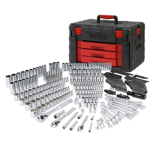 450-Piece Mechanics Tool Tool Set 1/2″ 1/4″ 3/8″ Metric Imperial Socket Wrenches