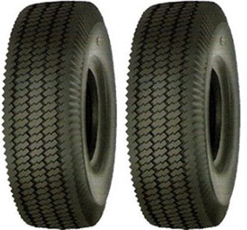 (TWO) 3.40/3.00-5, 3.40-5 3.00-5 SAWTOOTH Tires 4 Ply Rated Tubeless