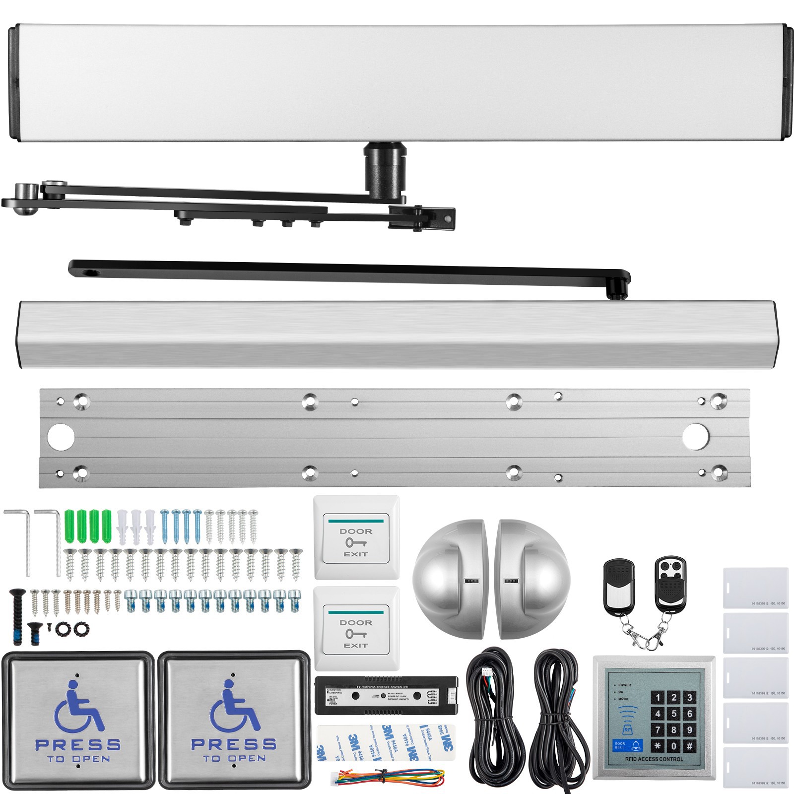VEVOR Automatic Swing Door Opener Handicap Door Opener 120° w/Controller Hotel