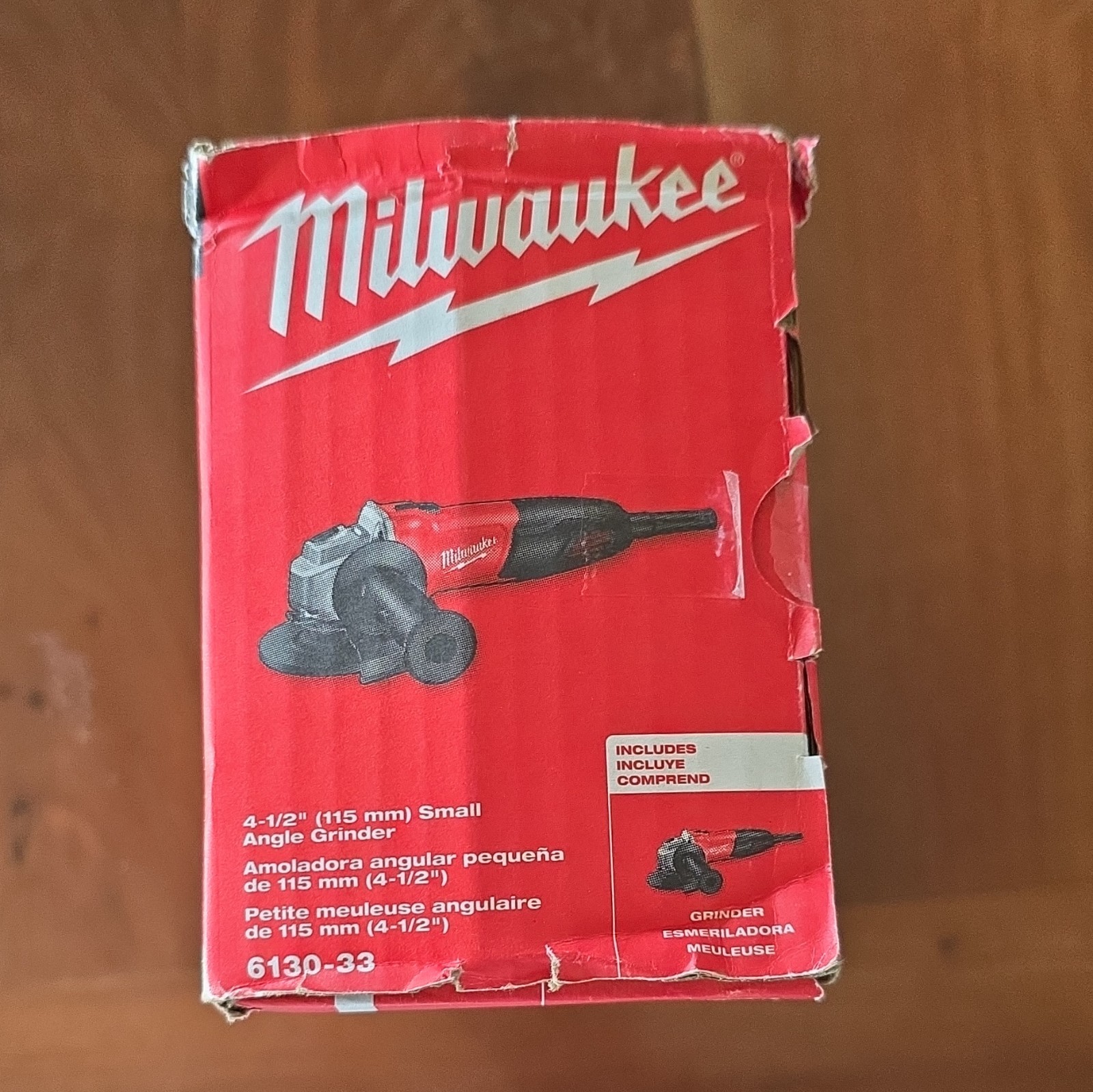 Milwaukee 6130-33 4-1/2in Corded Electric Small Angle Grinder