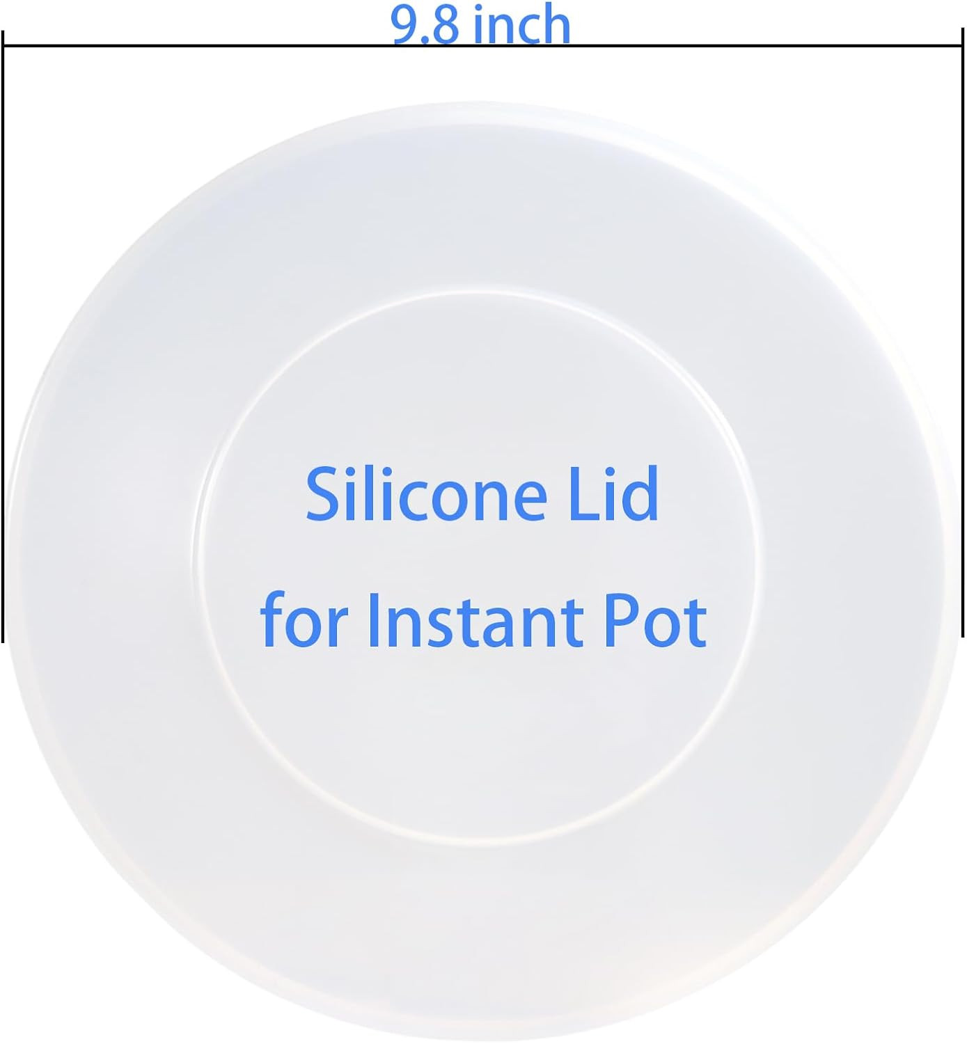 Silicone Lid for Instant Pot 6 QT & 5 QT, 9.8IN Premium Pot Cover for Instapot 5