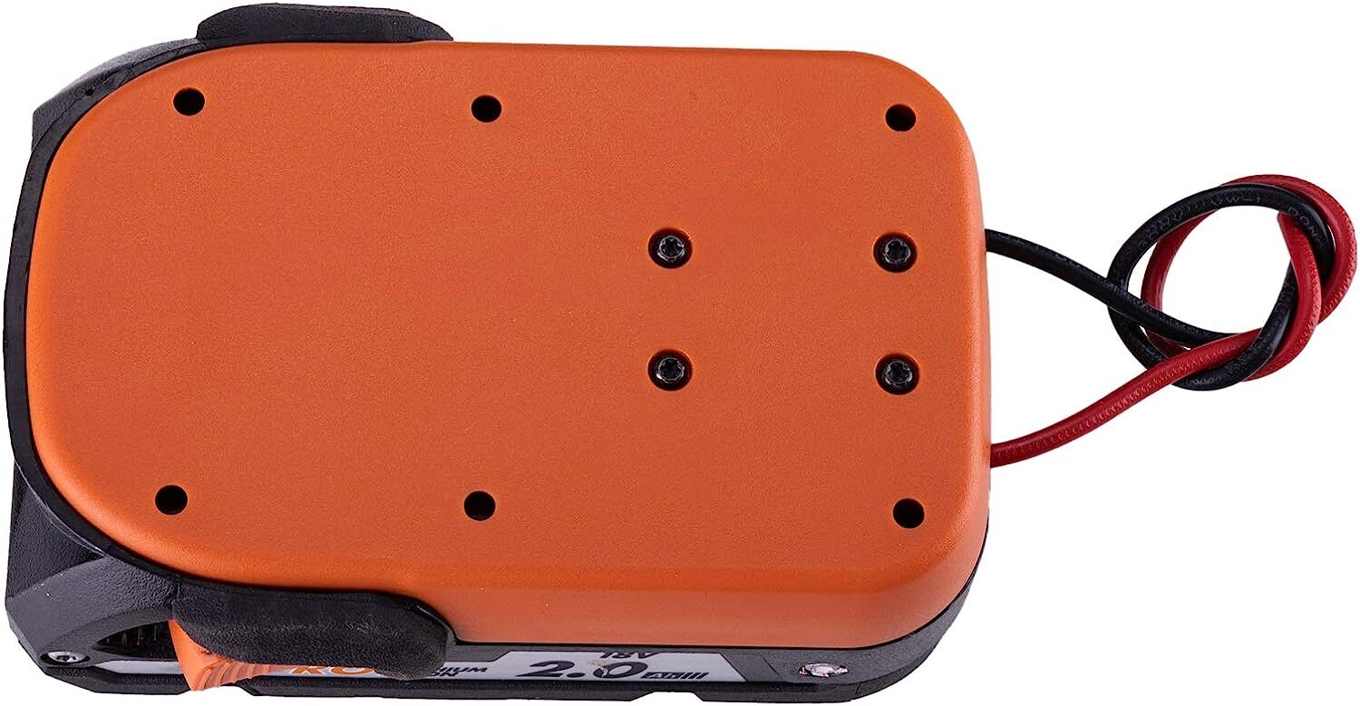 for Power Wheel Adapter for Ridgid for AEG 18V li-ion Battery Holder DIY 12AWG