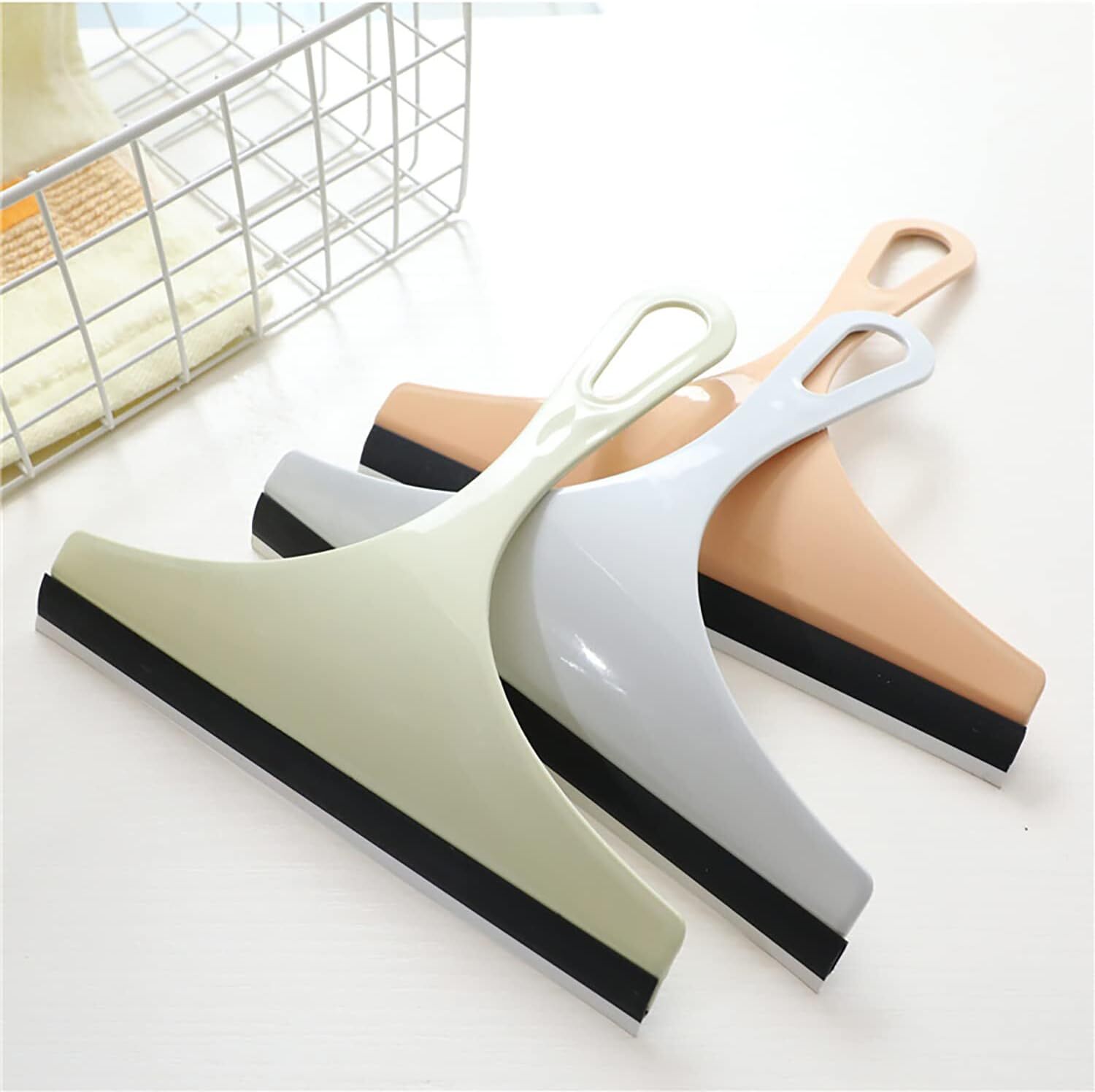 3X Glass Window Wiper Cleaner Squeegee Shower Screen Mirror Home Car Blade Brush