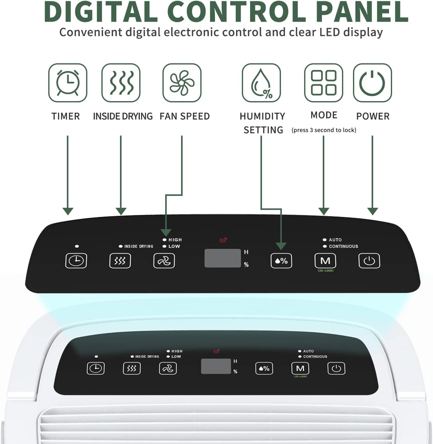 Shinco 6000 Sq Ft Energy Star Dehumidifier with WiFi for Basement