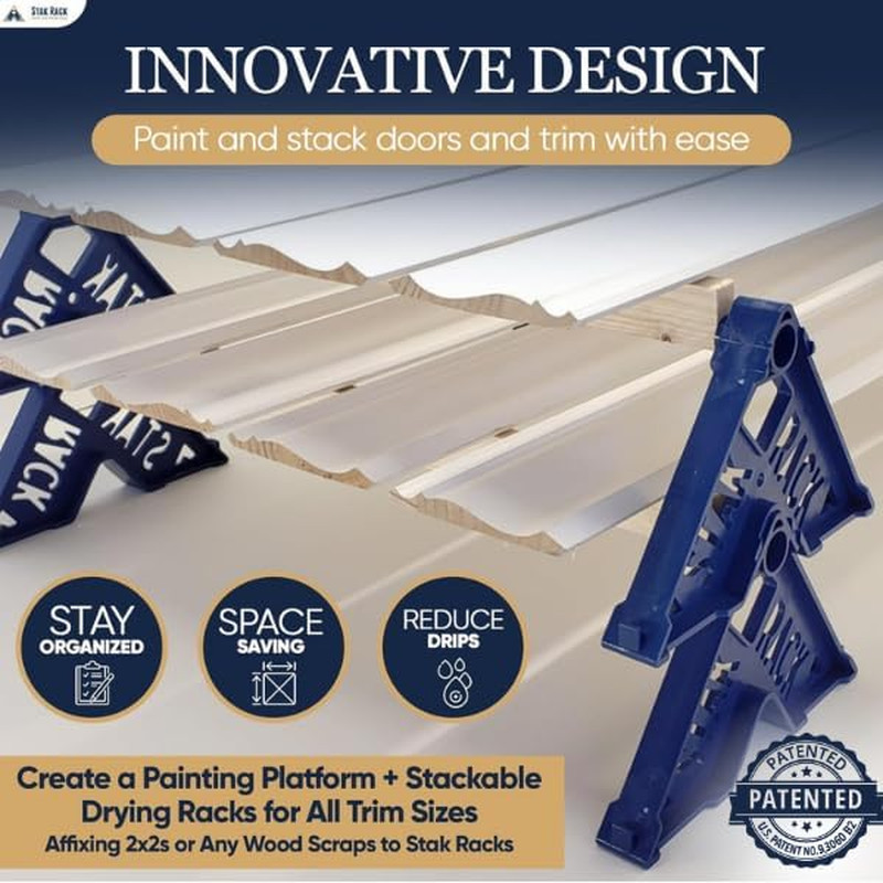Stak Rack | 6 in 1 Painter’S Accessory Tool | Stacking Design | Paint Interior o