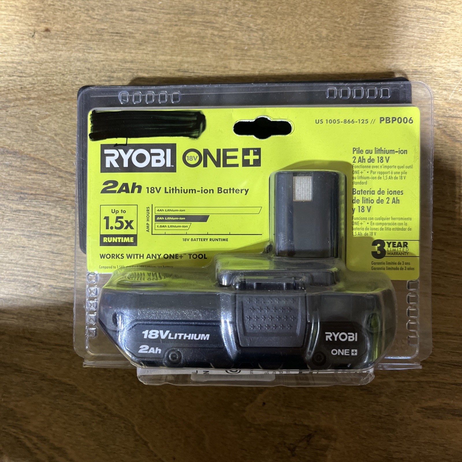 Ryobi PBP006 Lithium-Ion Battery