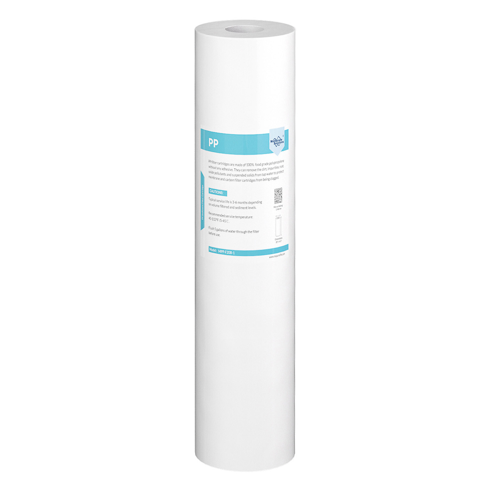1/5 Micron 20×4.5″ Big Blue Sediment Water Filter Replacement Whole House 1-16PK