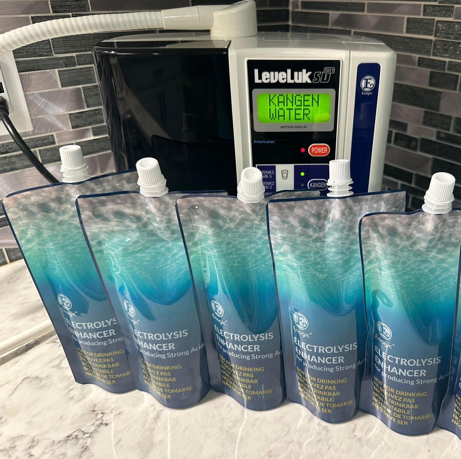 5 New Electrolysis enhancer for Leveluk Kangen K8, SD501,Platinum & JR2 machines
