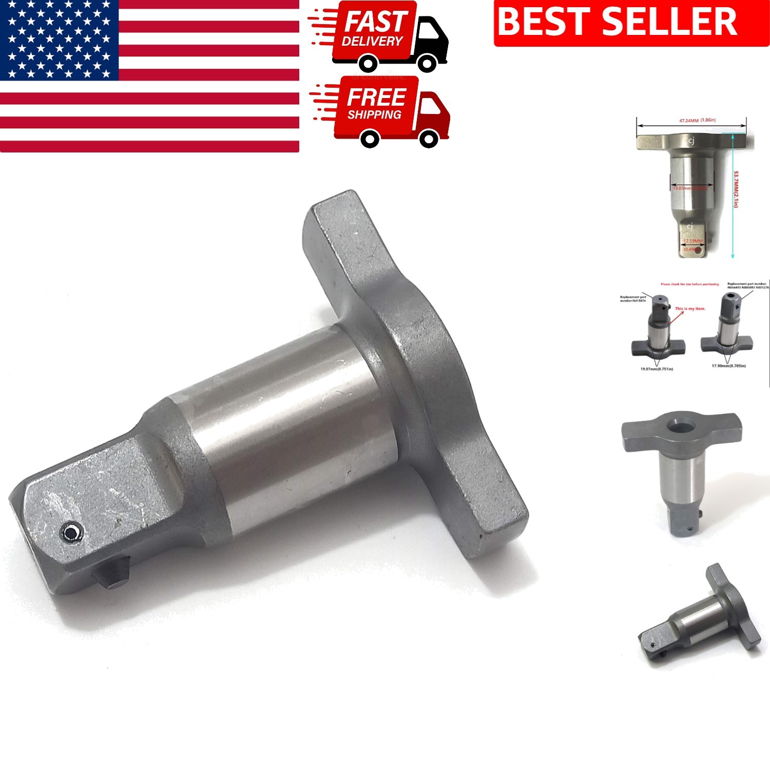 1/2″ Detent Pin Anvil for Cordless Impact Wrenches