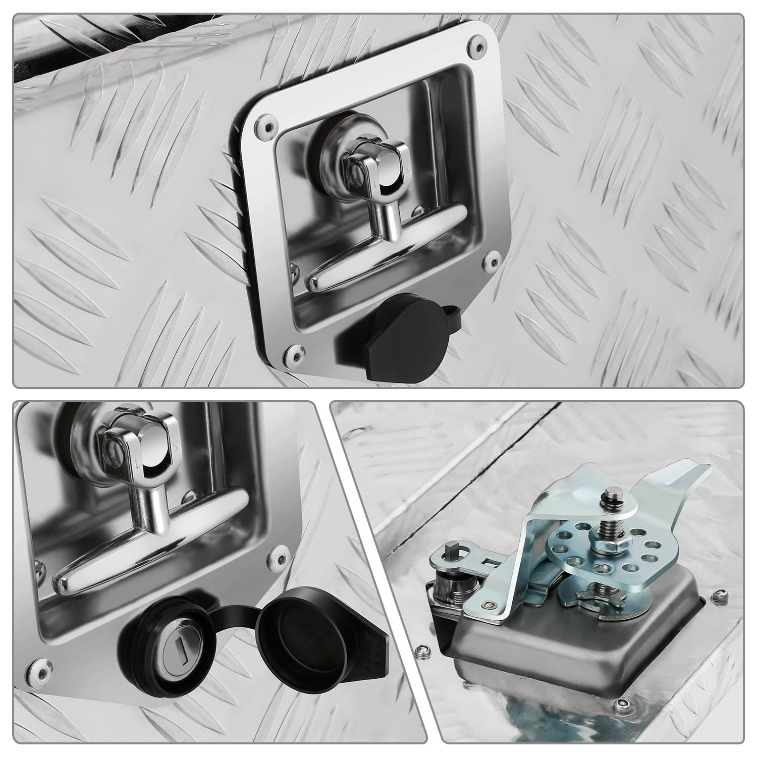 Dna Motoring Truck Tool Lockable Storage Truck Bed Tool Truck Bed Organizer