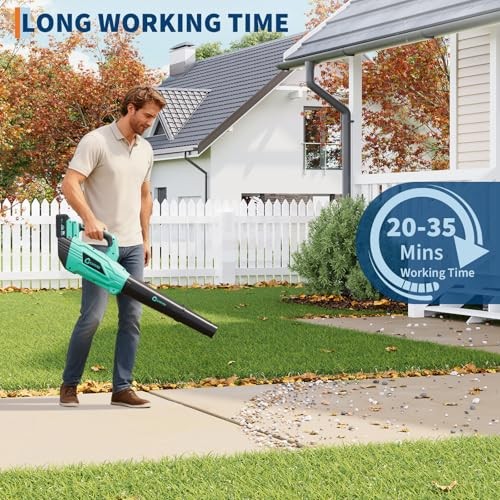 Leaf Blower Cordless – 750CFM Brushless （4.0Ah with Fast Charge 750CFM )