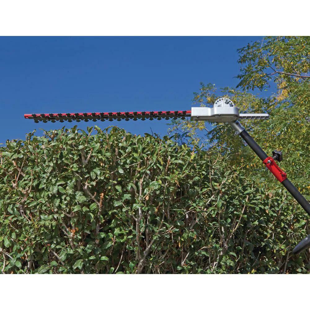 Universal 22 in. Articulating Hedge Trimmer String Trimmer Attachment
