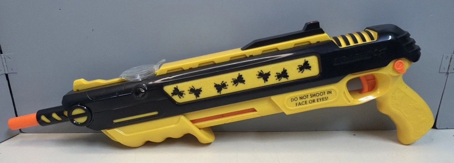 Bug-A-Salt Black Yellow Original Salt Gun Kills Flying Insects Bugs Tested Works