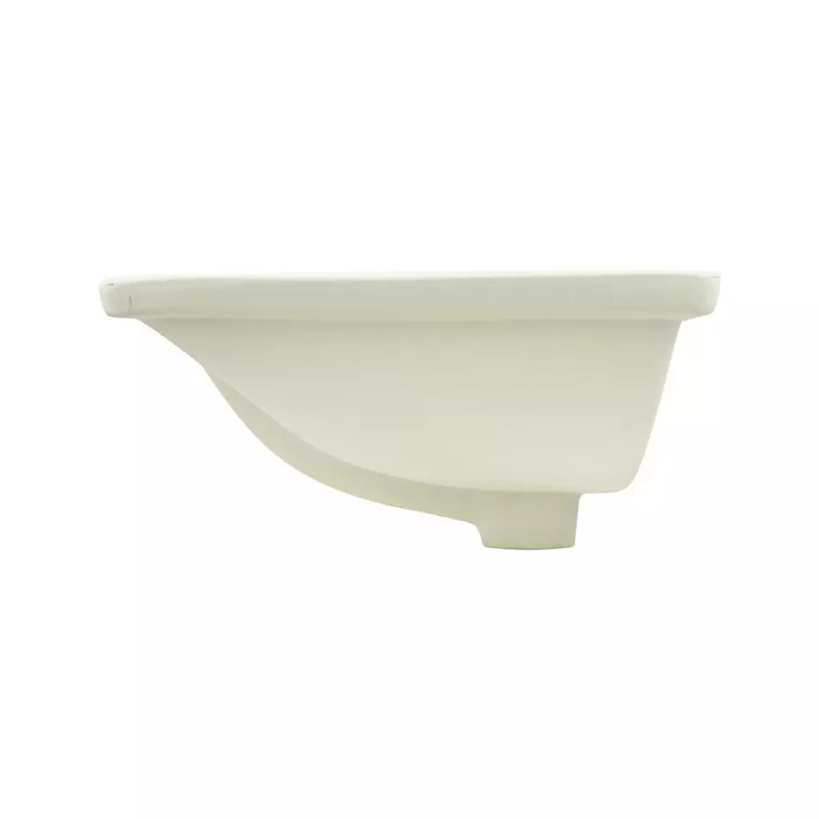 Signature Hardware-Avalon Rectangular Porcelain Undermount Bathroom Sink – White