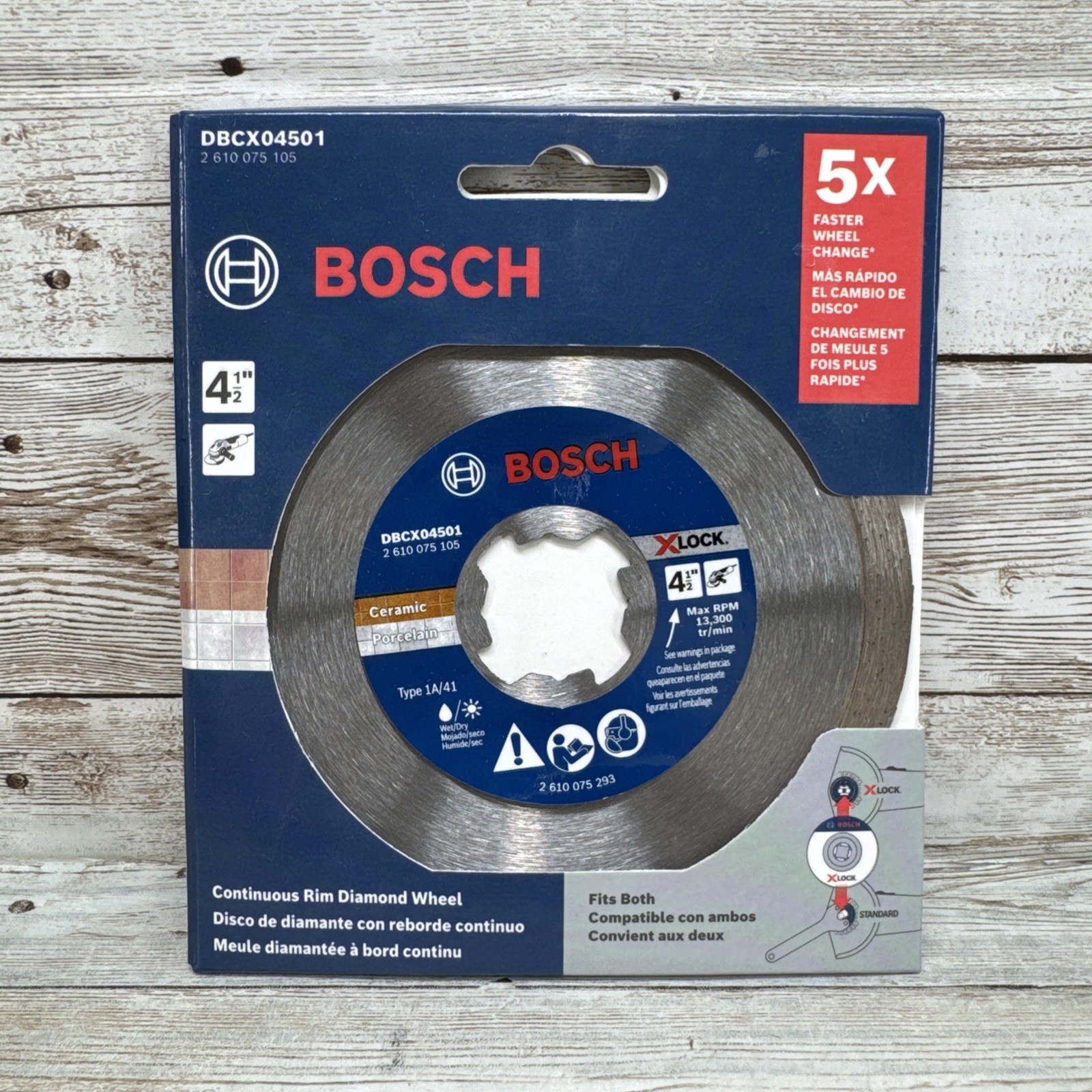 Bosch 4-1/2″ X-LOCK Continuous Rim Diamond Wheel Cutting Blade DBCX04501 NEW (2)