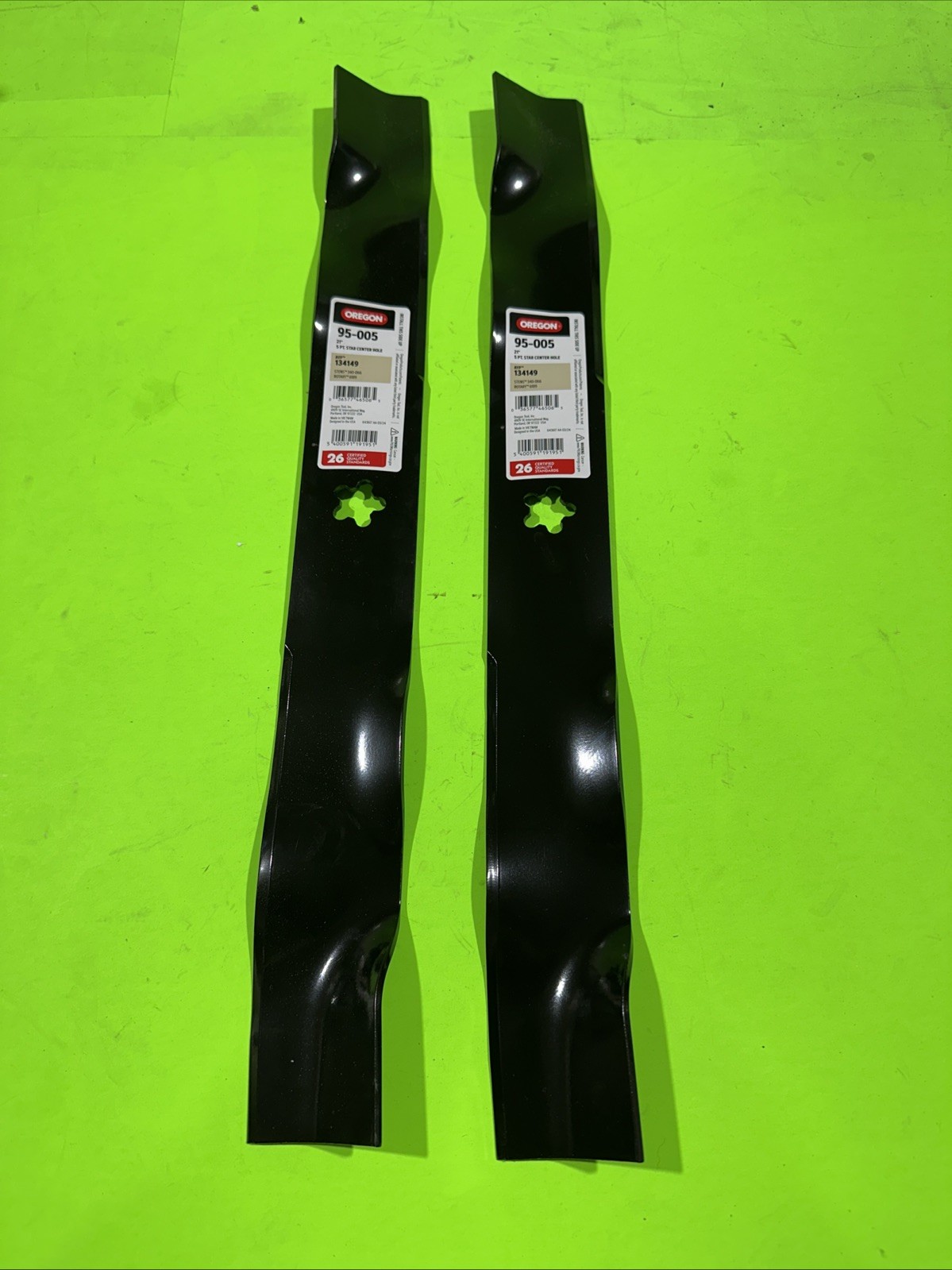 (2) BLADES 42″ FITS CRAFTSMAN RIDING LAWN MOWER 138971 134149 532138971