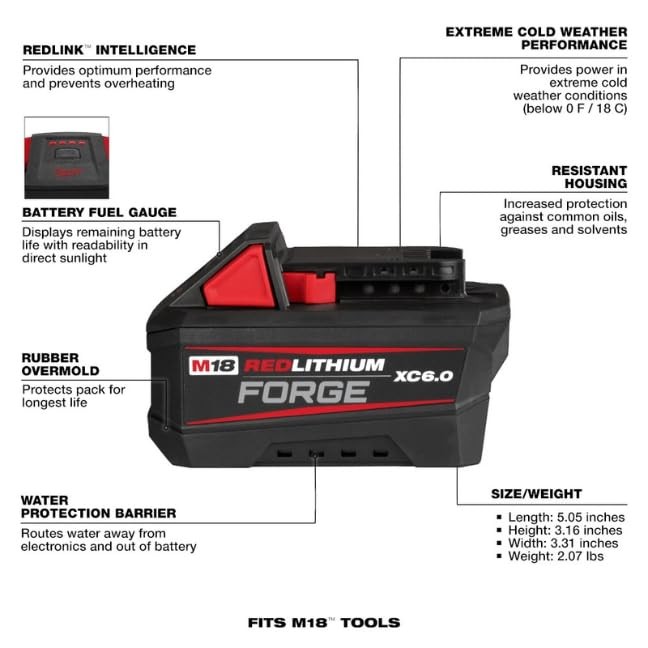 MX FUEL™ REDLITHIUM™ FORGE™ XC8.0 Battery Pack