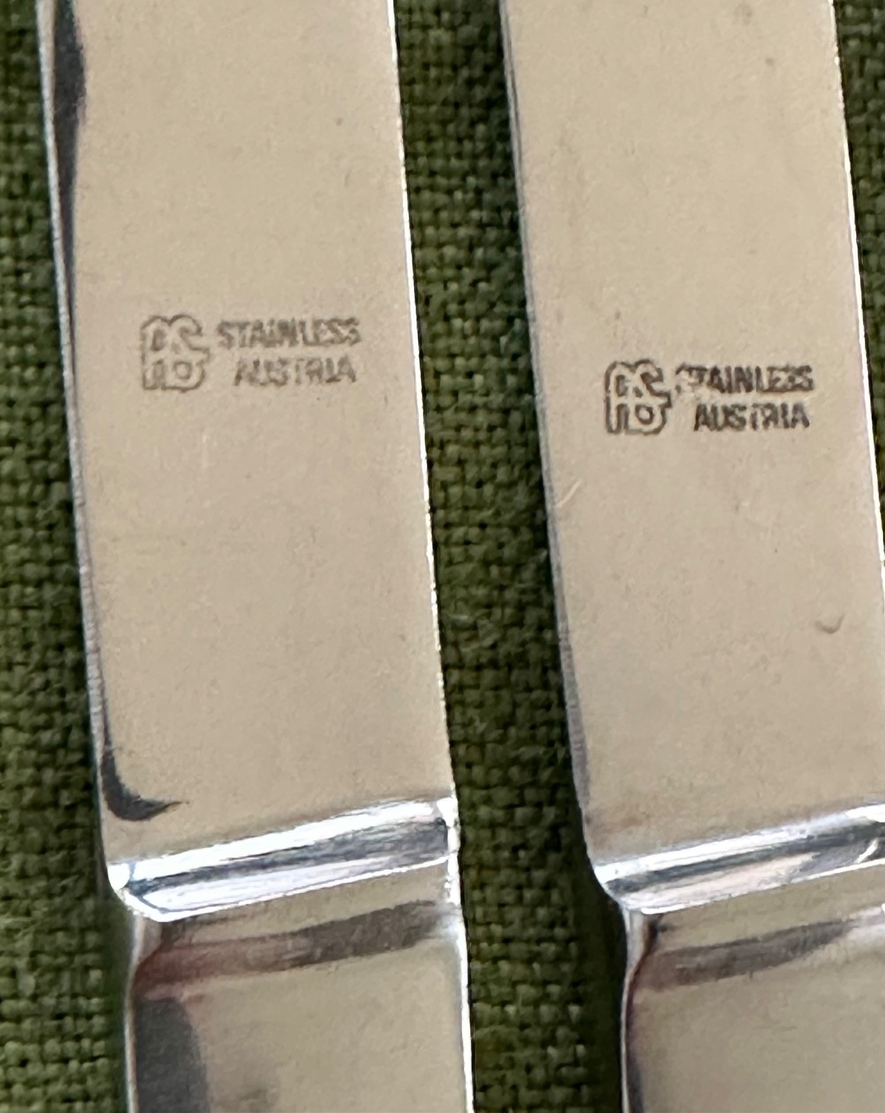 MCM 5 Pc Arthur Salm ASF4 Austria Germany Stainless Steel Slender Steak Knives
