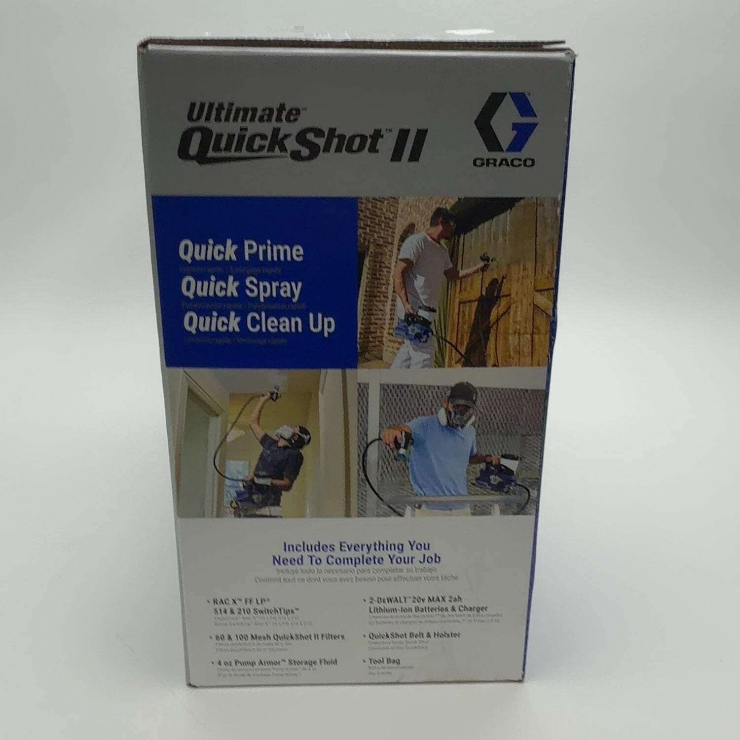 New Graco ULTIMATE QUICKSHOT II 826319 20V Paint Sprayer