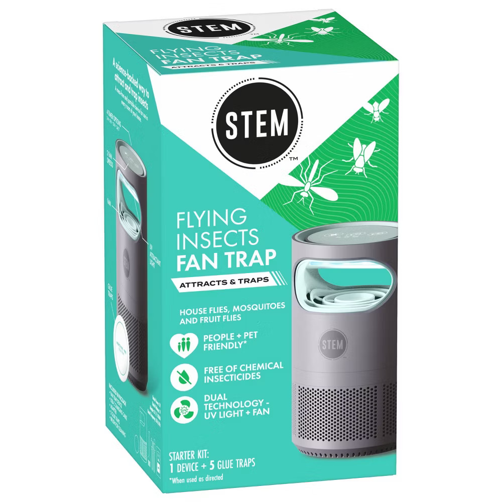 STEM Electric Fan Fly, Gnat and Fruit Fly Trap Indoor Starter Kit